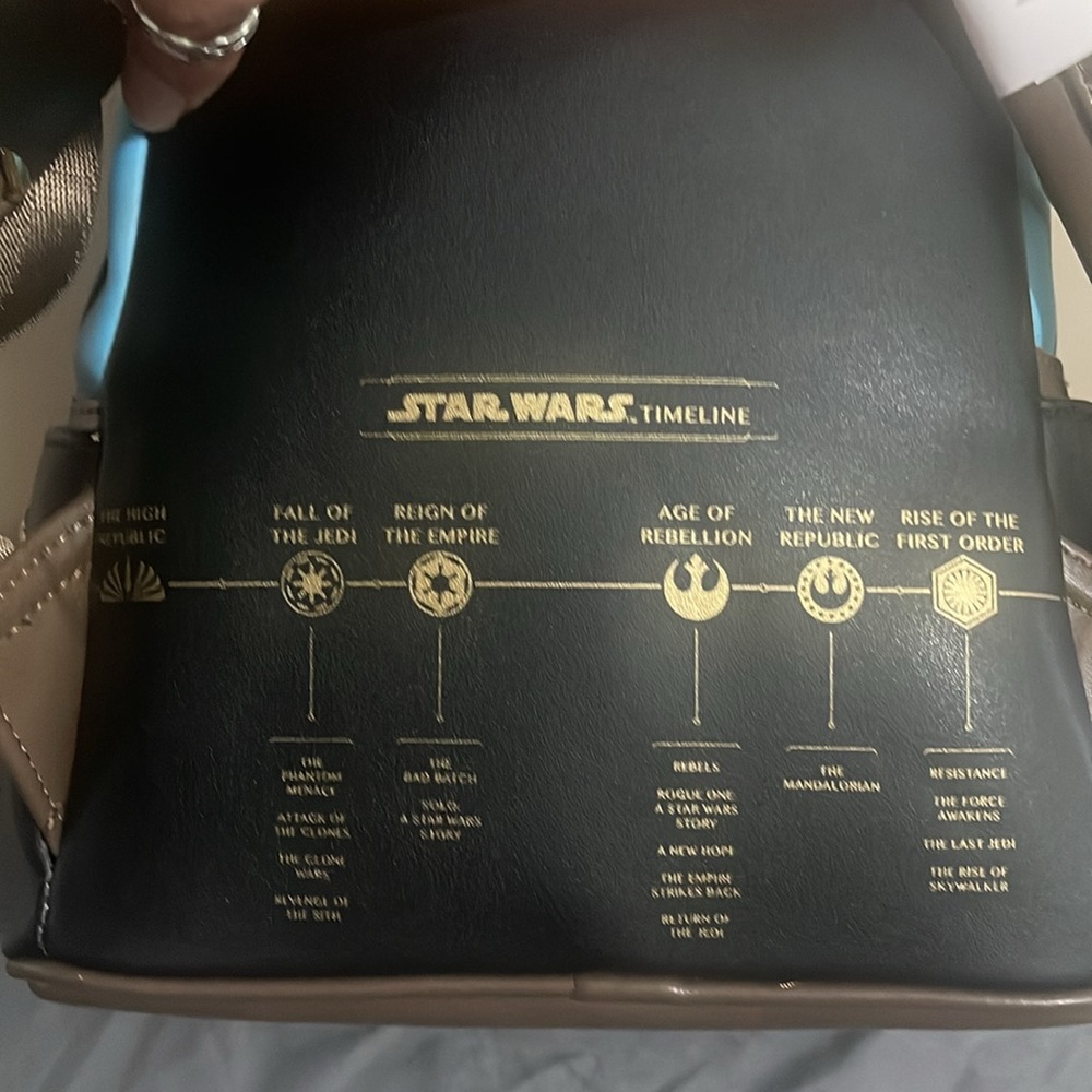 LOUNGEFLY HT STAR WARS -THE HIGH REPUBLIC COMIC COVER- Bag/Backpack NWT - Picture 5 of 5